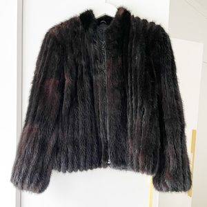 Saga Mink Fur Bomber